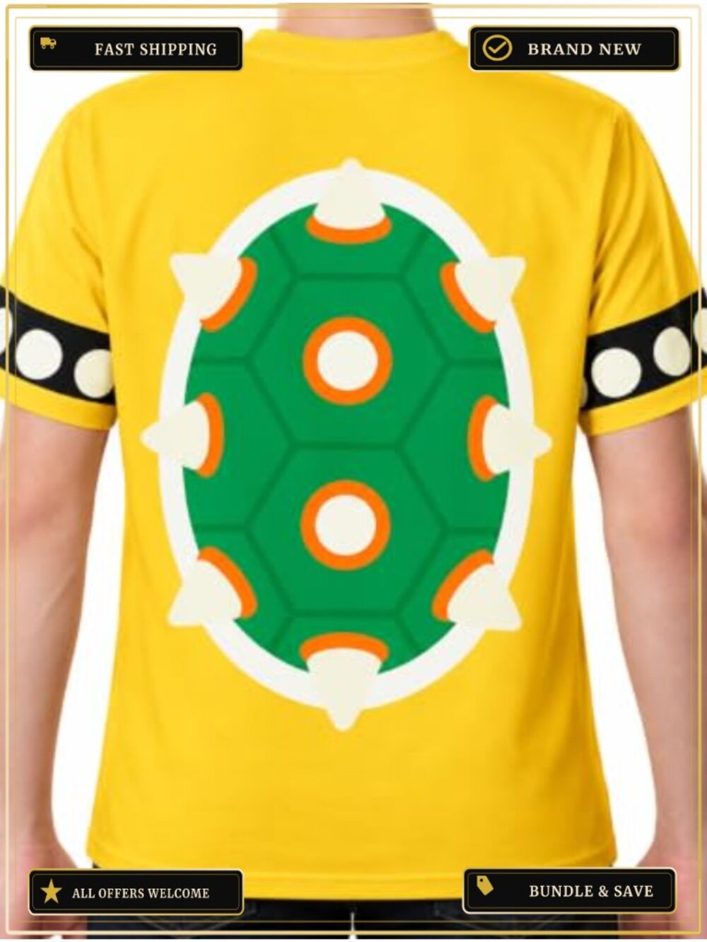Mens Turtle Dinosaur Shell Costume T-Shirt Cosplay Halloween